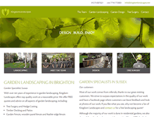 Tablet Screenshot of kingdomlandscapes.net